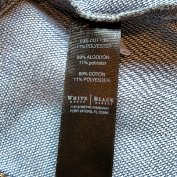 White House Black Market Denim Jacket - Picture 4 of 4